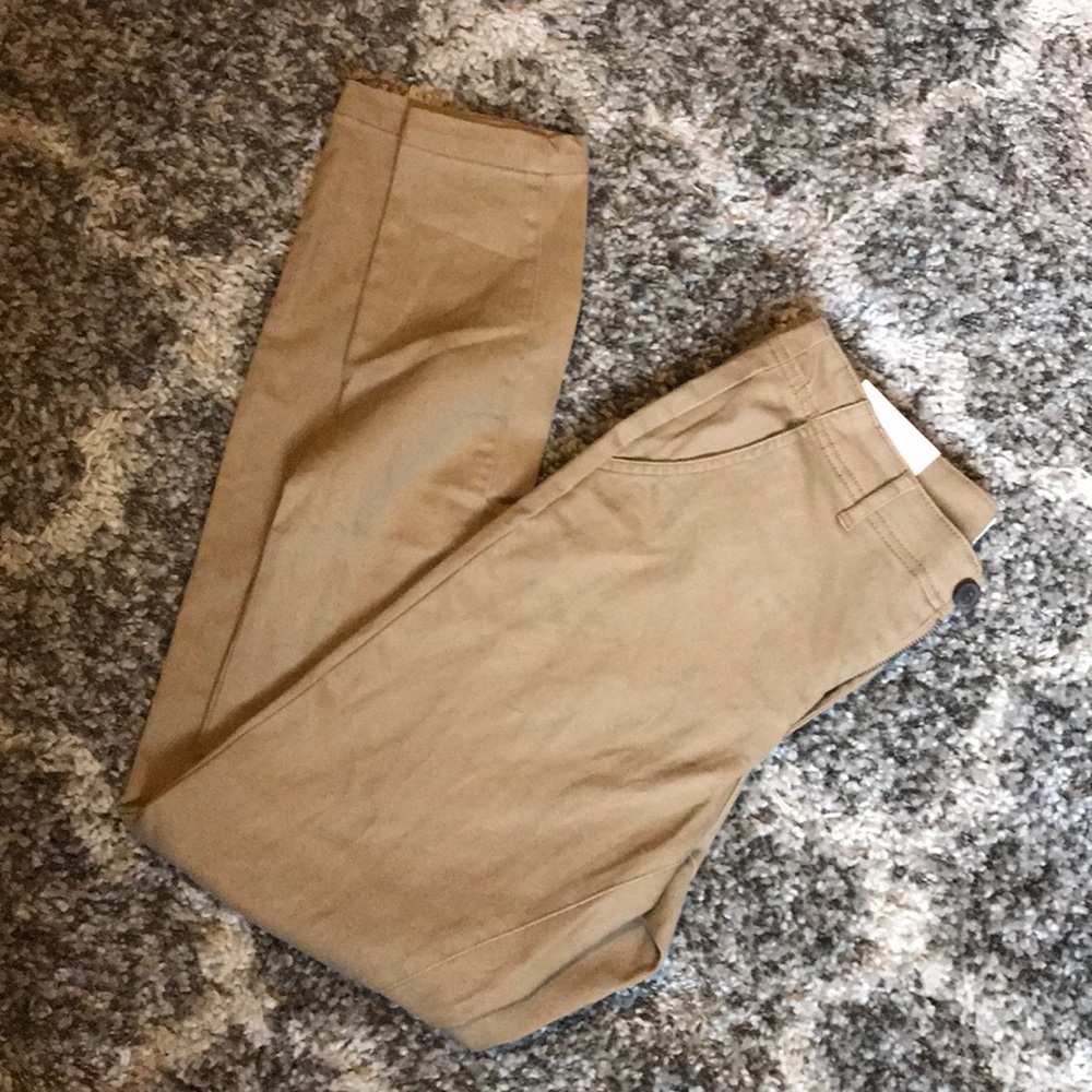 Skinny High-Rise Khakis